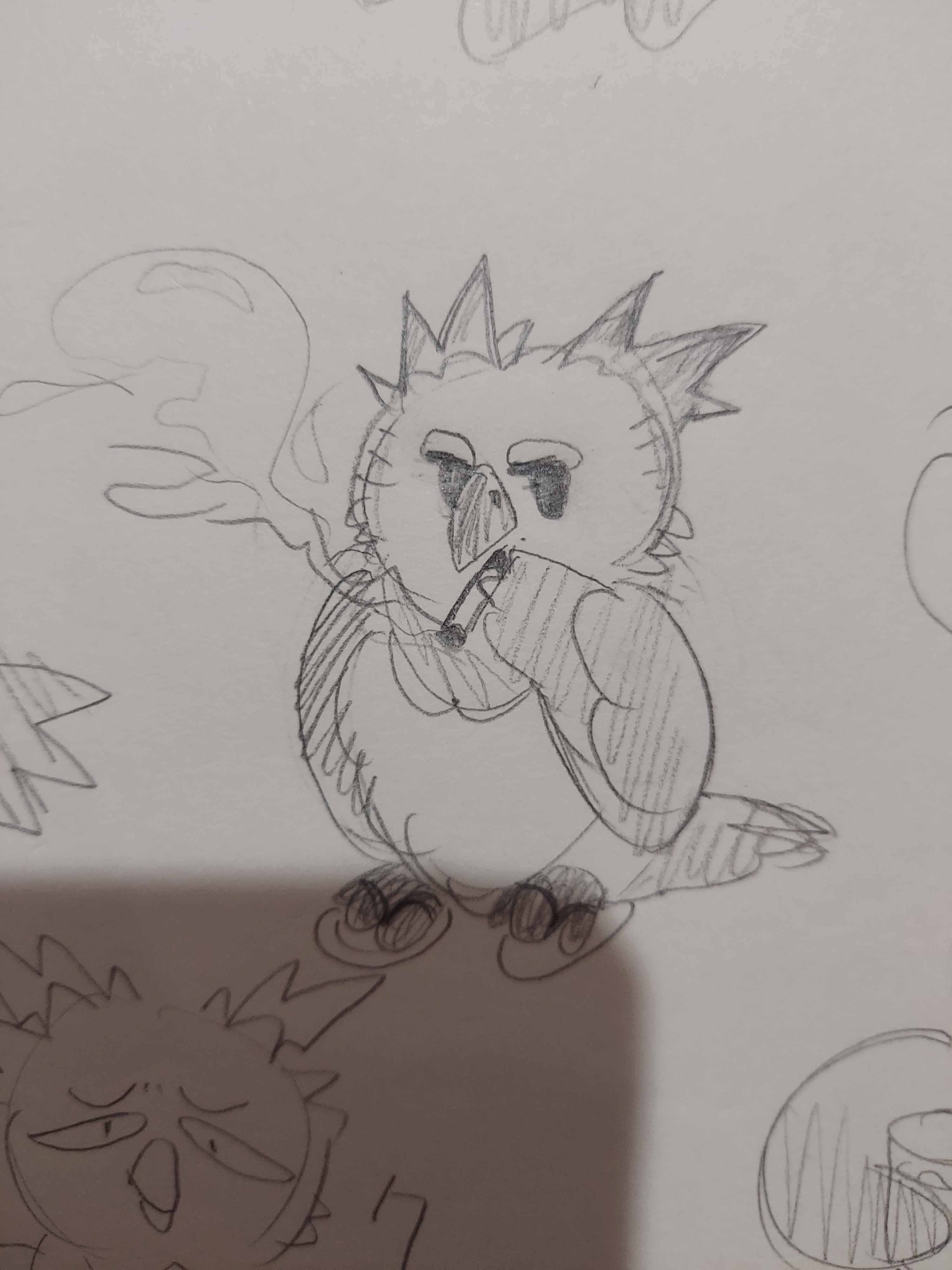 Early pencil sketches